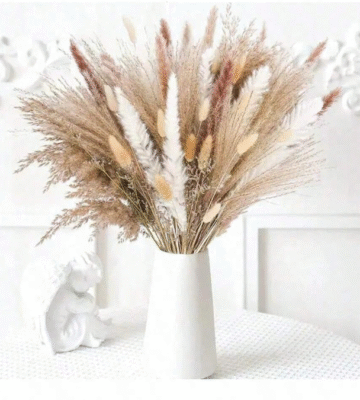 Bouquet mariée fleurs séchées